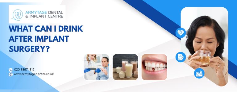What can I drink after implant surgery