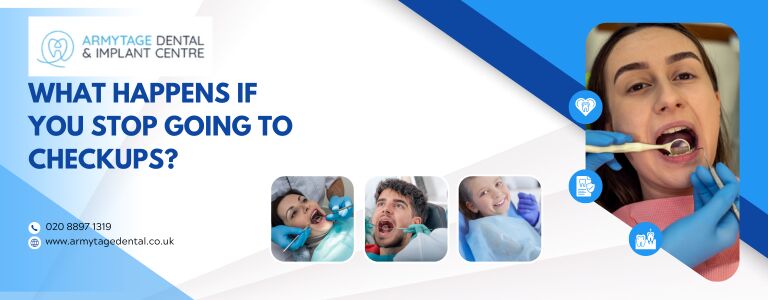 What happens if you stop going to checkups