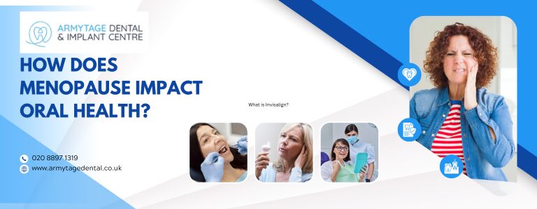 How does menopause impact oral health