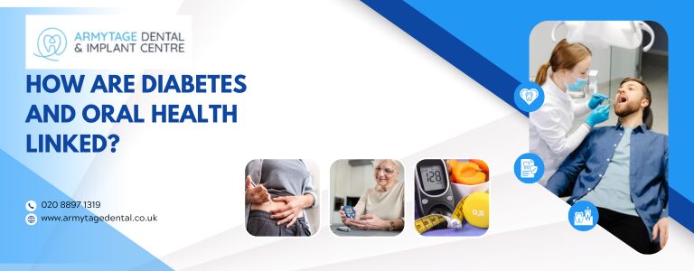 How are diabetes and oral health linked