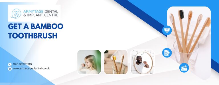 Get a bamboo toothbrush