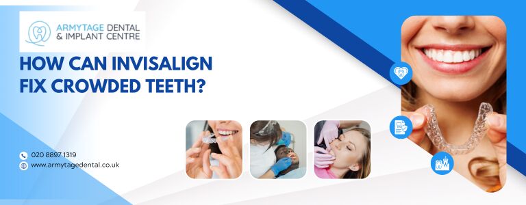 How can Invisalign fix crowded teeth